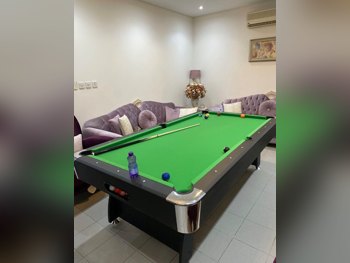 Black and Green  Billiard Table