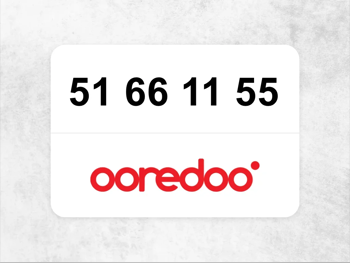Ooredoo Mobile Phone 51 66 11 55