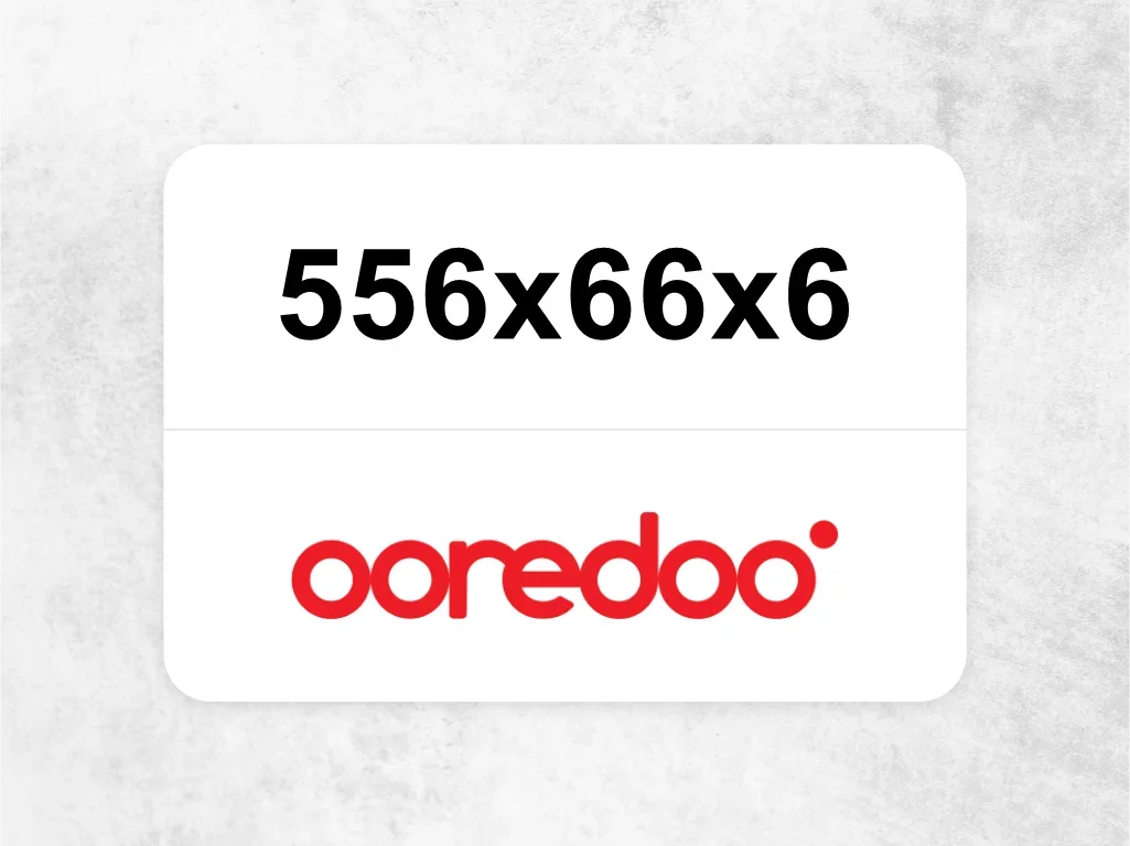 Ooredoo Mobile Phone  ‏556x66x6