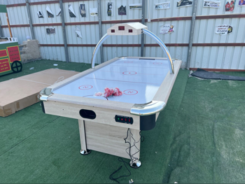 White Hockey Table