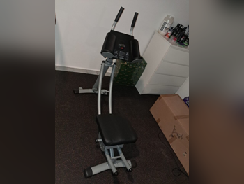 Gym Equipment Machines - Abdominal Crunch - Gray 45 CM 2022 65 CM 0 Kg Warranty With Cushions With Installation