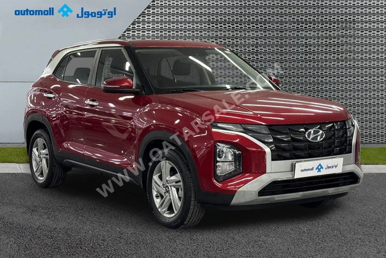 Hyundai  Creta  2023  Automatic  51,210 Km  4 Cylinder  Front Wheel Drive (FWD)  SUV  Red  With Warranty