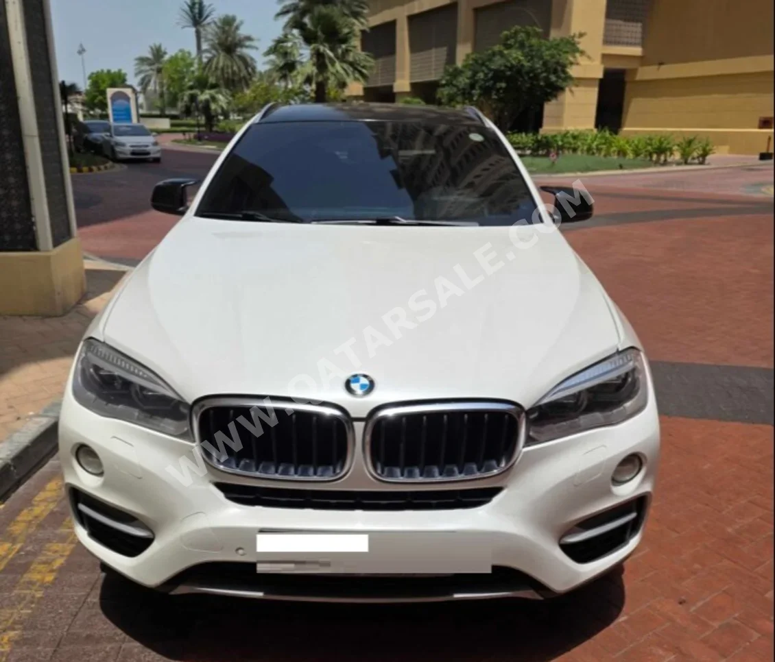 BMW  X-Series  X6  2015  Automatic  140,000 Km  6 Cylinder  Four Wheel Drive (4WD)  SUV  White