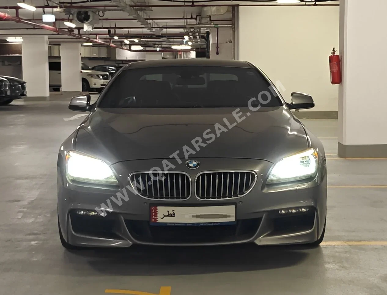 بي ام دبليو  الفئة - السادسة  650i  2012  اوتوماتيك  96,000 كم  8 سلندر  دفع خلفي  سيدان  رمادي فانتوم
