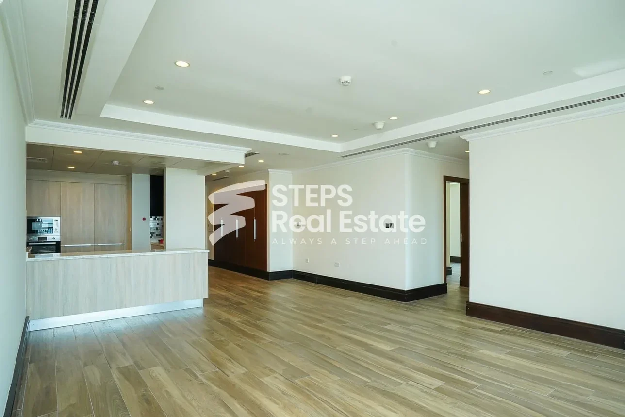 2 Bedrooms  Apartment  For Rent  in Doha -  The Pearl  Semi Furnished