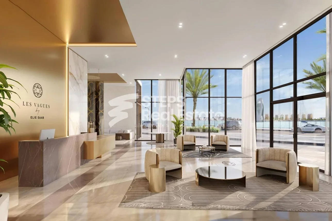 2 Bedrooms  Apartment  For Sale  in Lusail -  Qetaifan Island North  Semi Furnished