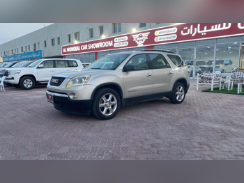 جي ام سي  اكاديا  2008  اوتوماتيك  287,000 كم  6 سلندر  دفع كلي مستمر  اس يو في  ذهبي