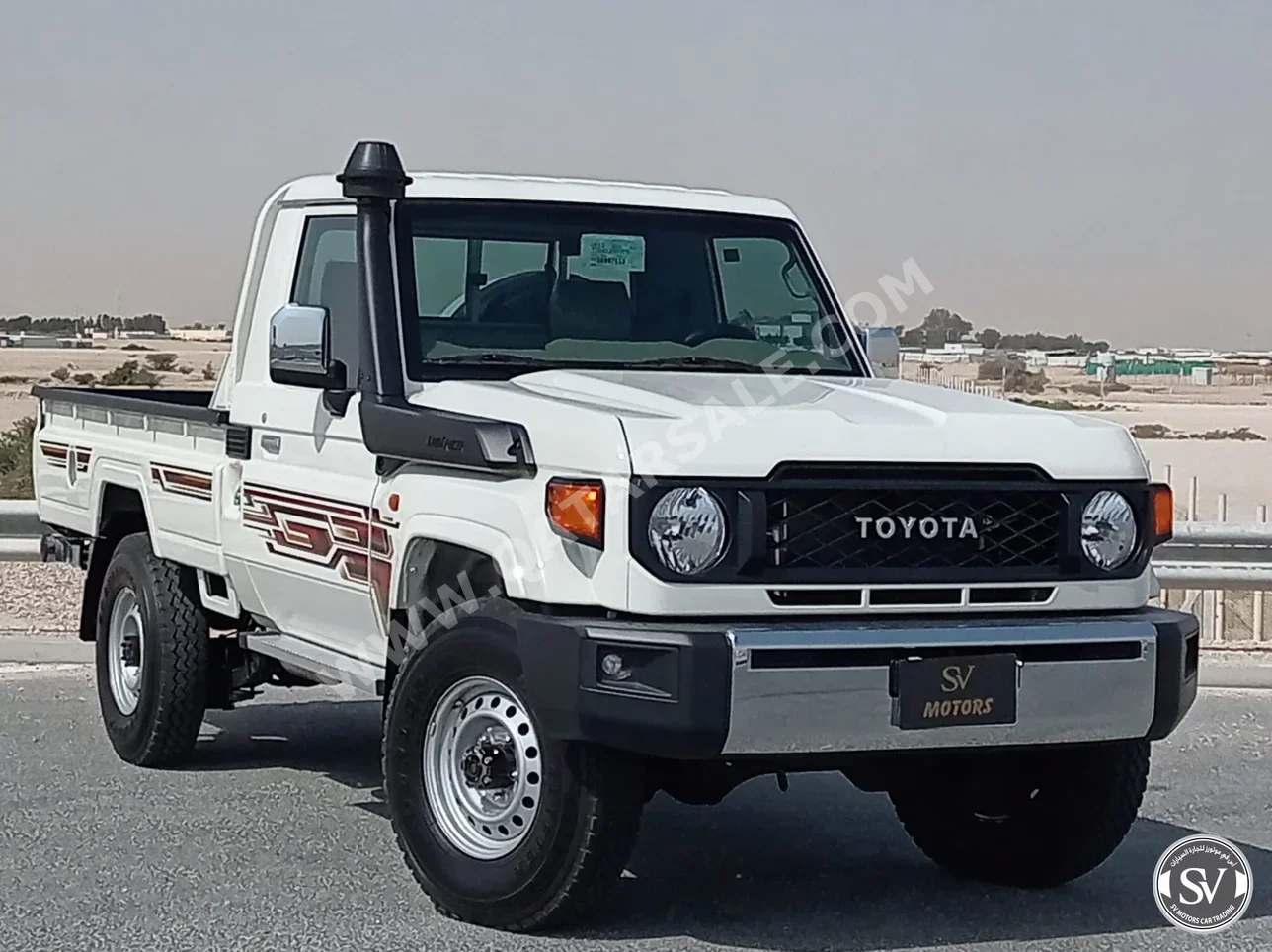 Toyota  Land Cruiser  LX  2025  Manual  3,000 Km  4 Cylinder  Four Wheel Drive (4WD)  Pick Up  White  With Warranty
