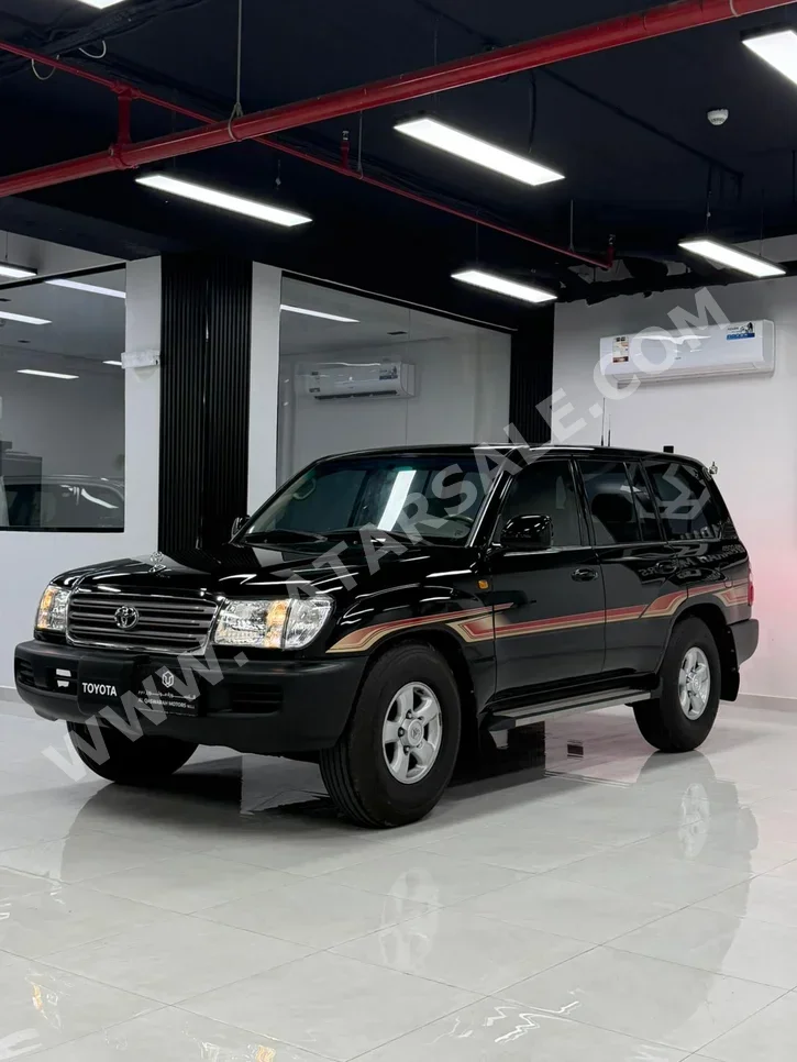 تويوتا  لاند كروزر  جي اكس  2007  عادي  360,000 كم  6 سلندر  دفع رباعي  اس يو في  أسود
