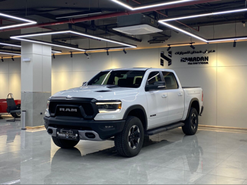 Dodge  Ram  Rebel  2022  Automatic  69,000 Km  8 Cylinder  Four Wheel Drive (4WD)  Pick Up  White  With Warranty