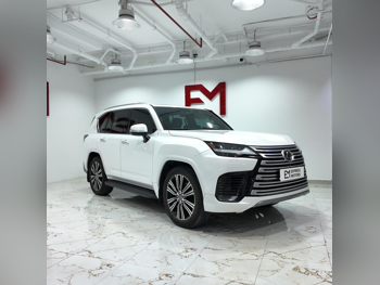 Lexus  LX  600 Luxury  2023  Automatic  80,000 Km  6 Cylinder  Four Wheel Drive (4WD)  SUV  White  With Warranty