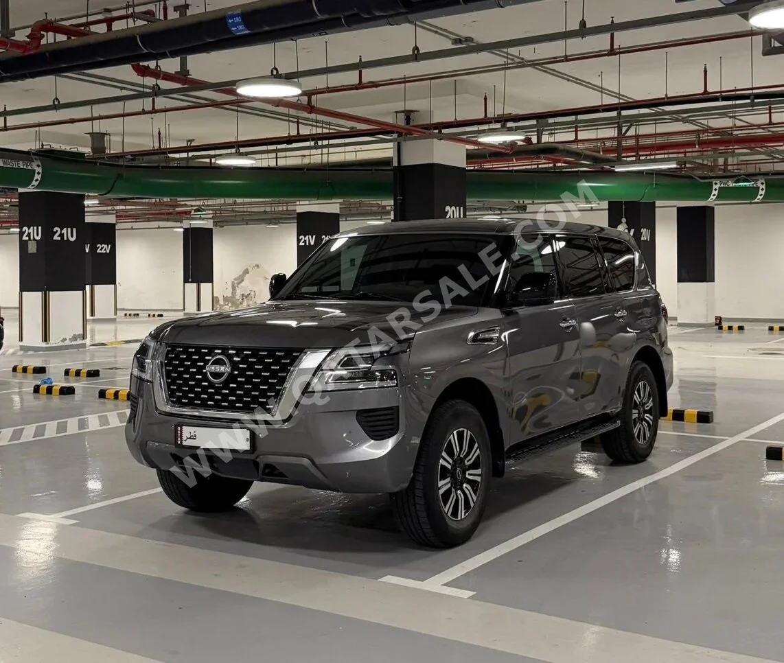 Nissan  Patrol  XE  2024  Automatic  77,000 Km  6 Cylinder  Four Wheel Drive (4WD)  SUV  Gray  With Warranty