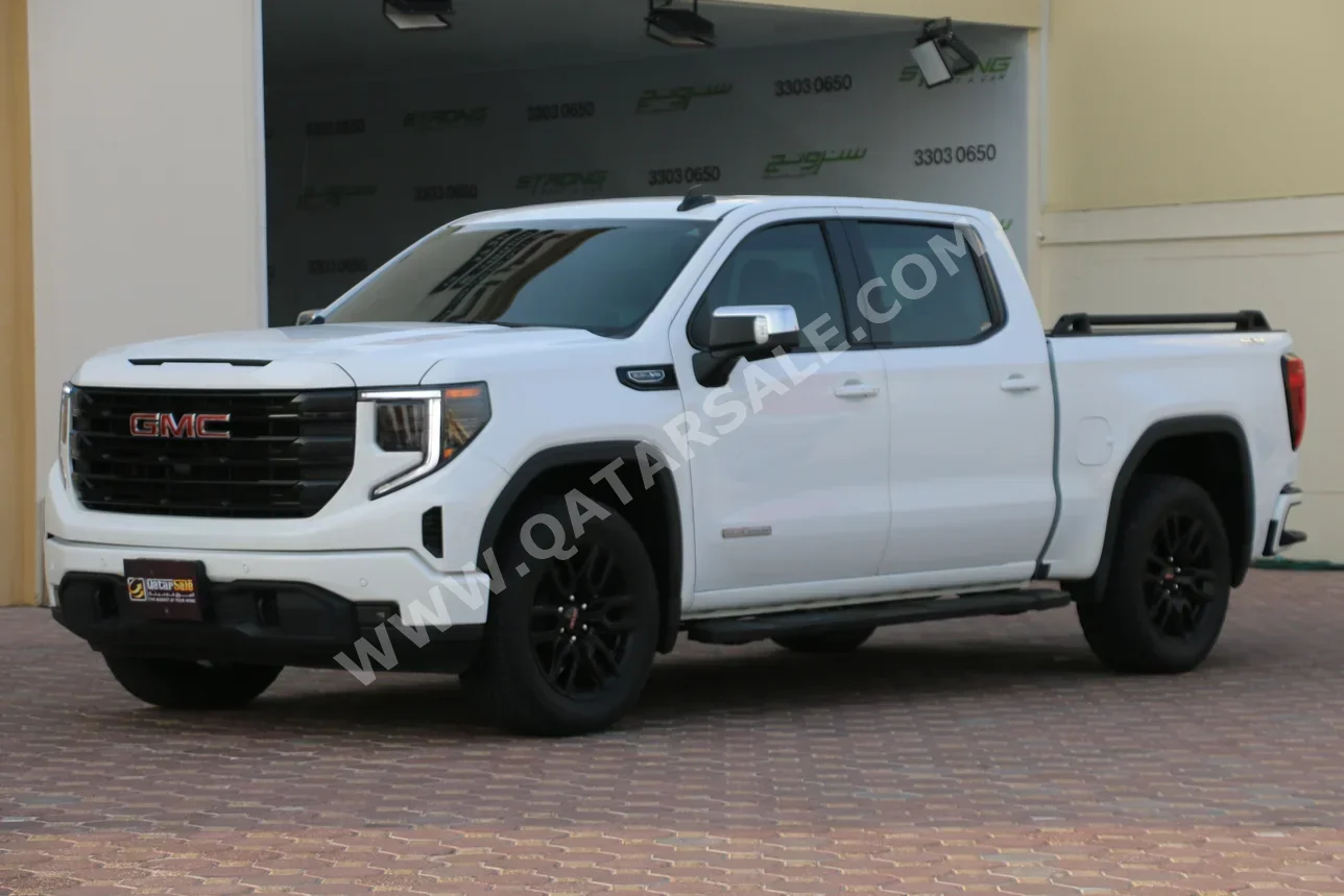 GMC  Sierra  Elevation  2024  Automatic  28,000 Km  8 Cylinder  Four Wheel Drive (4WD)  Pick Up  White  With Warranty