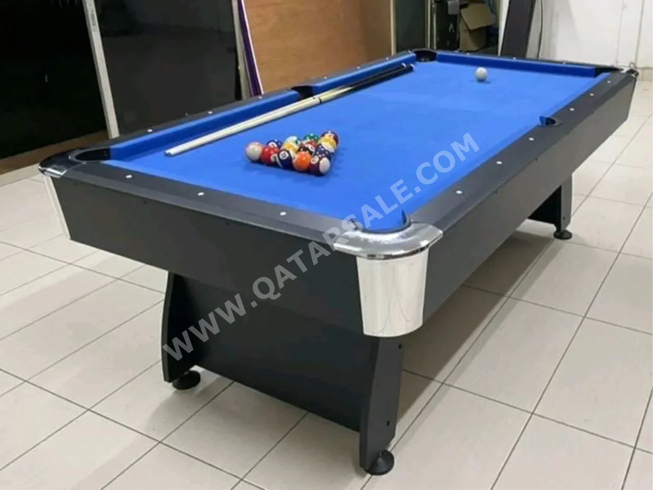 Blue  Billiard Table