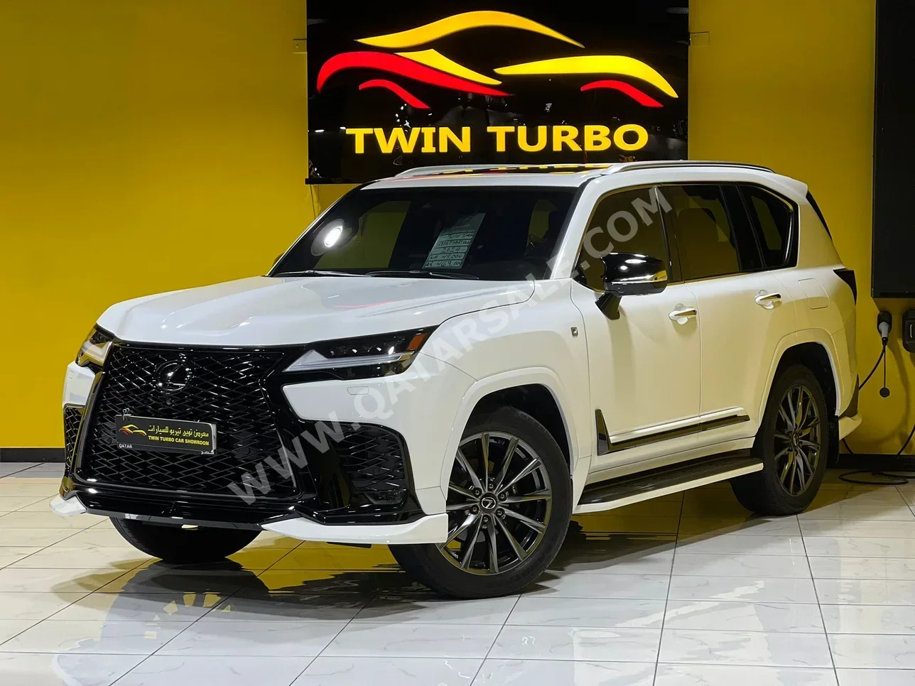 Lexus  LX  600 F Sport  2024  Automatic  44,000 Km  6 Cylinder  Four Wheel Drive (4WD)  SUV  White  With Warranty