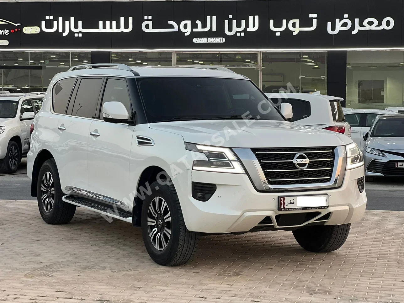 Nissan  Patrol  Titanium  2020  Automatic  174,000 Km  6 Cylinder  Four Wheel Drive (4WD)  SUV  White