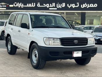 تويوتا  لاند كروزر  جي  1998  عادي  209,000 كم  6 سلندر  دفع رباعي  اس يو في  أبيض