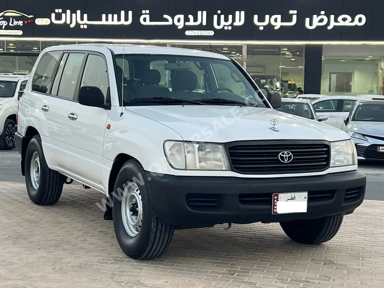 تويوتا لاند كروزر جي 1998 عادي 209,000 كم 6 سلندر دفع رباعي اس يو في أبيض