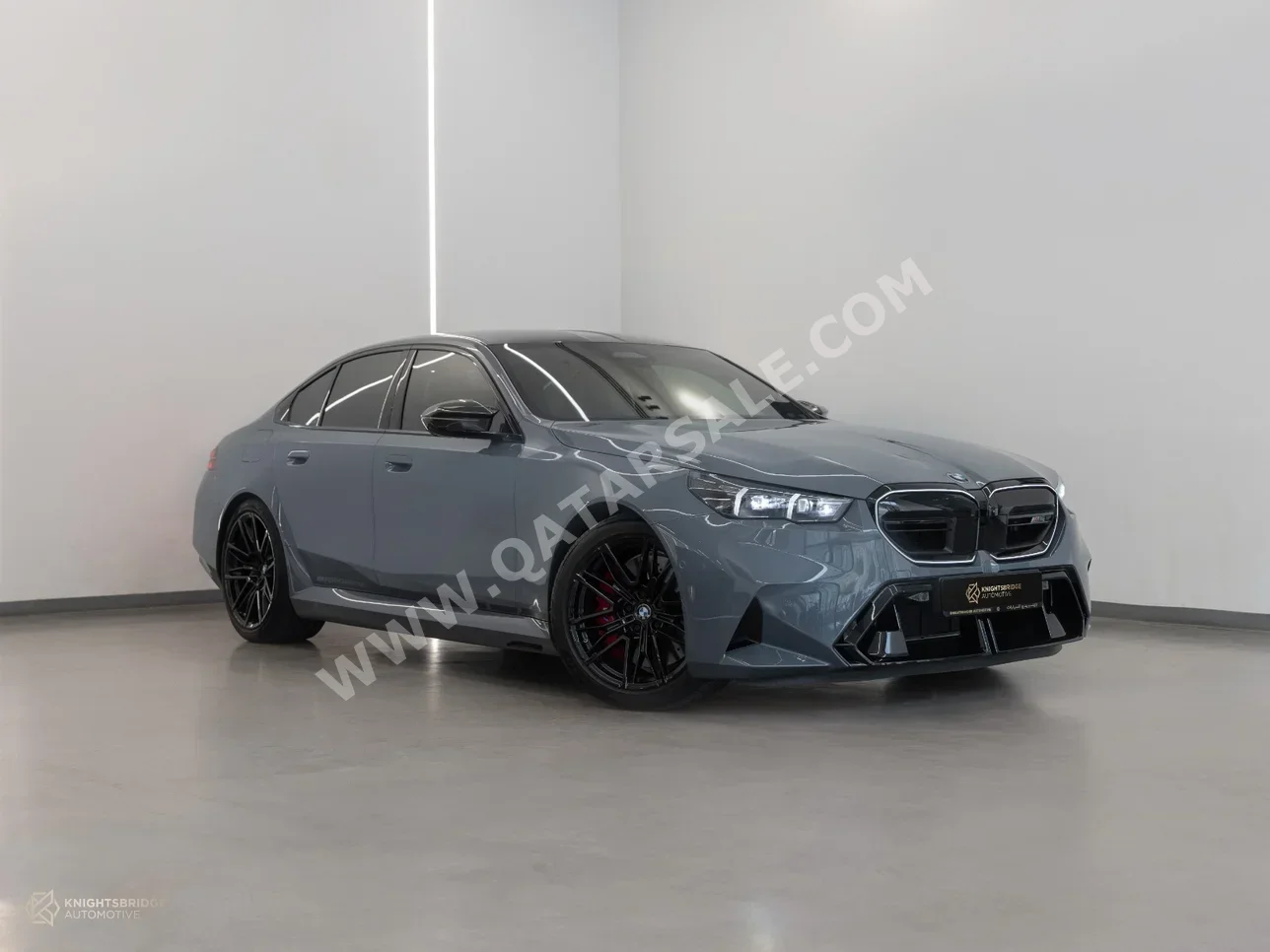 BMW  M-Series  5  2025  Automatic  12,091 Km  8 Cylinder  Rear Wheel Drive (RWD)  Sedan  Gray  With Warranty