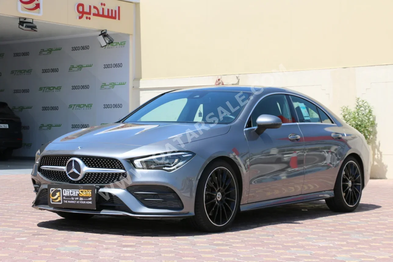 Mercedes-Benz  CLA  250  2020  Automatic  9,700 Km  4 Cylinder  Rear Wheel Drive (RWD)  Sedan  Gray