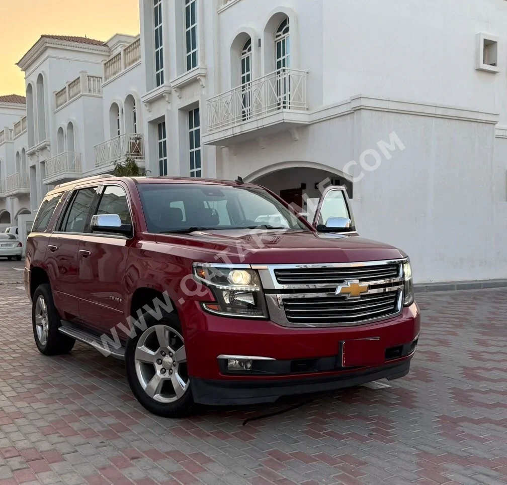 شفروليه  تاهو  ال تي زد  2015  اوتوماتيك  118,000 كم  8 سلندر  دفع رباعي  اس يو في  أحمر