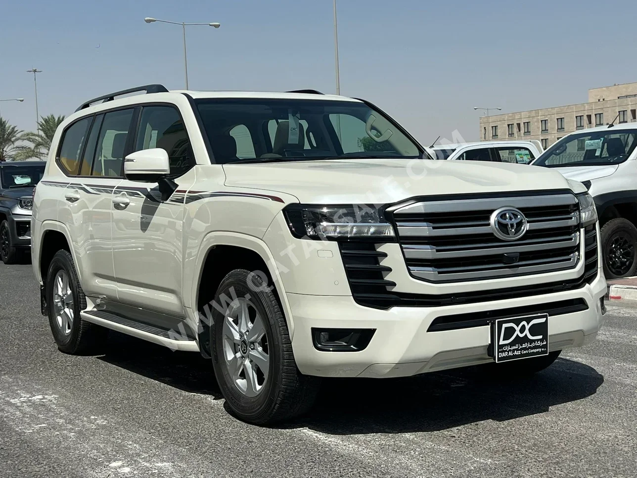Toyota  Land Cruiser  GXR Twin Turbo  2024  Automatic  15,000 Km  6 Cylinder  Four Wheel Drive (4WD)  SUV  White  With Warranty