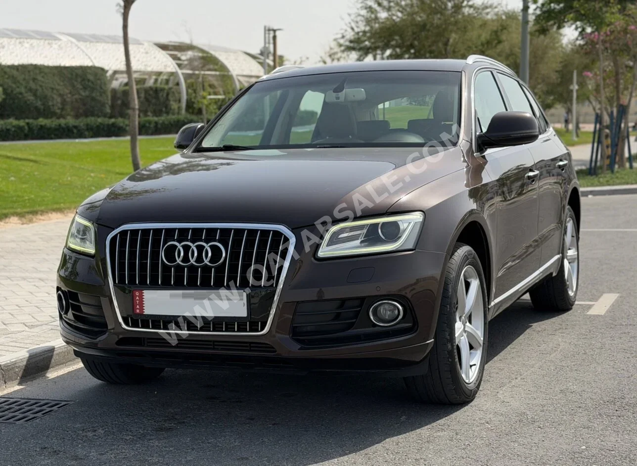 اودي  كيو 5  40 TFSI Quattro  2016  اوتوماتيك  69,000 كم  4 سلندر  دفع كلي مستمر  اس يو في  بني