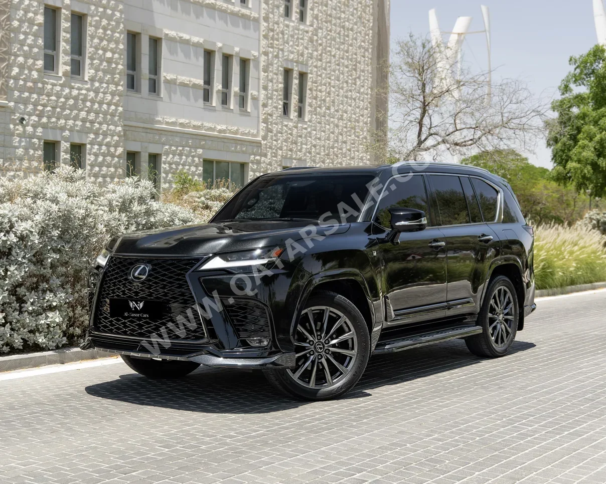 Lexus  LX  600 F Sport  2024  Automatic  24,000 Km  6 Cylinder  Four Wheel Drive (4WD)  SUV  Black  With Warranty