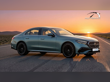 مرسيدس - بنز  اي - كلاس  300 AMG  2026  اوتوماتيك  0 كم  4 سلندر  دفع خلفي  سيدان  أخضر زيتوني  تحت الضمان