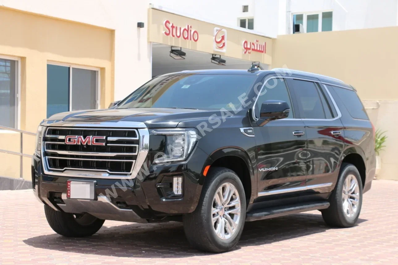 GMC  Yukon  SLT  2023  Automatic  63,000 Km  8 Cylinder  Four Wheel Drive (4WD)  SUV  Black  With Warranty
