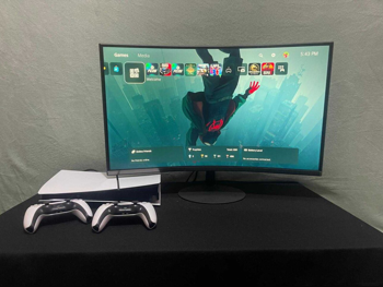 Monitors Samsung /  32 Inch  Black  HDMI  Curved Screen  Wide Screen
