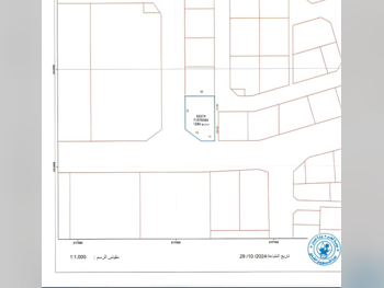 اراضي للبيع في أم صلال - أم صلال علي -المساحة 1,284 متر مربع