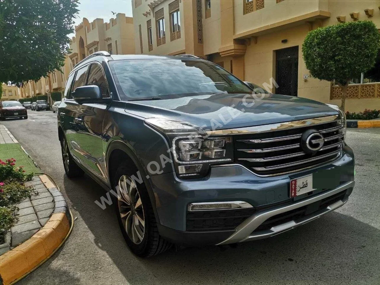 GAC  GS 8  2018  Automatic  133,000 Km  4 Cylinder  Front Wheel Drive (FWD)  SUV  Blue matte  With Warranty