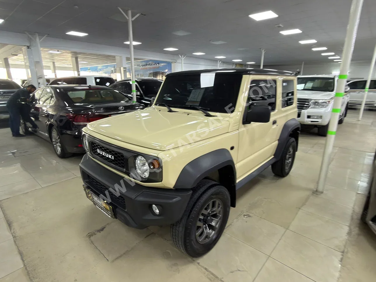 Suzuki  Jimny  2021  Manual  128,000 Km  4 Cylinder  Four Wheel Drive (4WD)  SUV  Beige