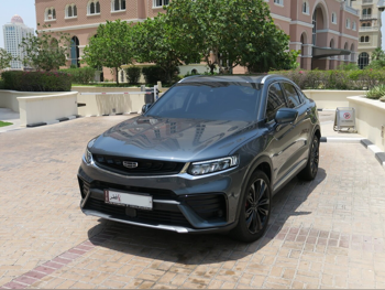 Geely  Tugella  2023  Automatic  54,000 Km  4 Cylinder  Front Wheel Drive (FWD)  SUV  Gray  With Warranty