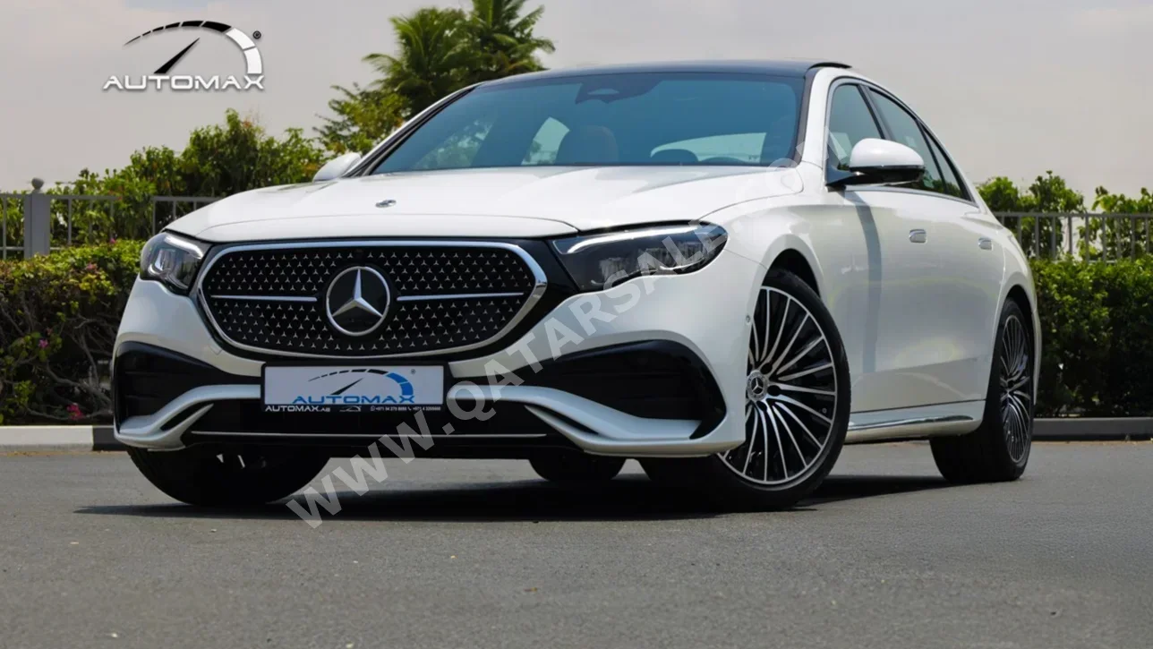 مرسيدس - بنز  اي - كلاس  200 AMG  2026  اوتوماتيك  0 كم  4 سلندر  دفع خلفي  سيدان  أبيض  تحت الضمان
