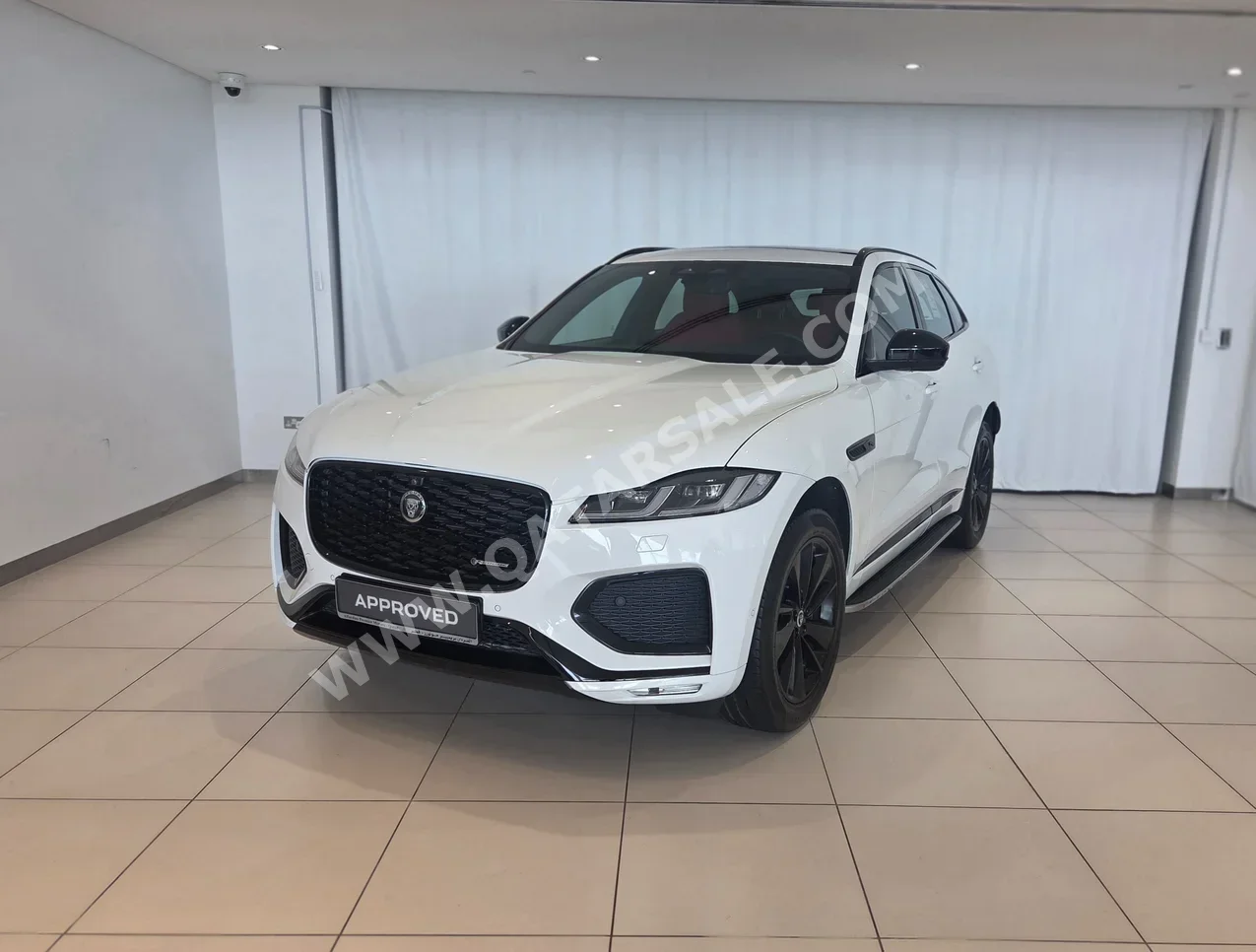 Jaguar  F-Pace  R Sport  2024  Automatic  51,745 Km  4 Cylinder  All Wheel Drive (AWD)  SUV  White  With Warranty