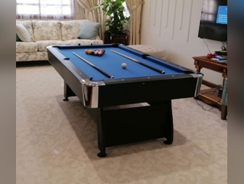 Blue  Billiard Table