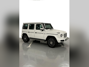 Mercedes-Benz  G-Class  500 AMG  2020  Automatic  63,000 Km  8 Cylinder  Four Wheel Drive (4WD)  SUV  White