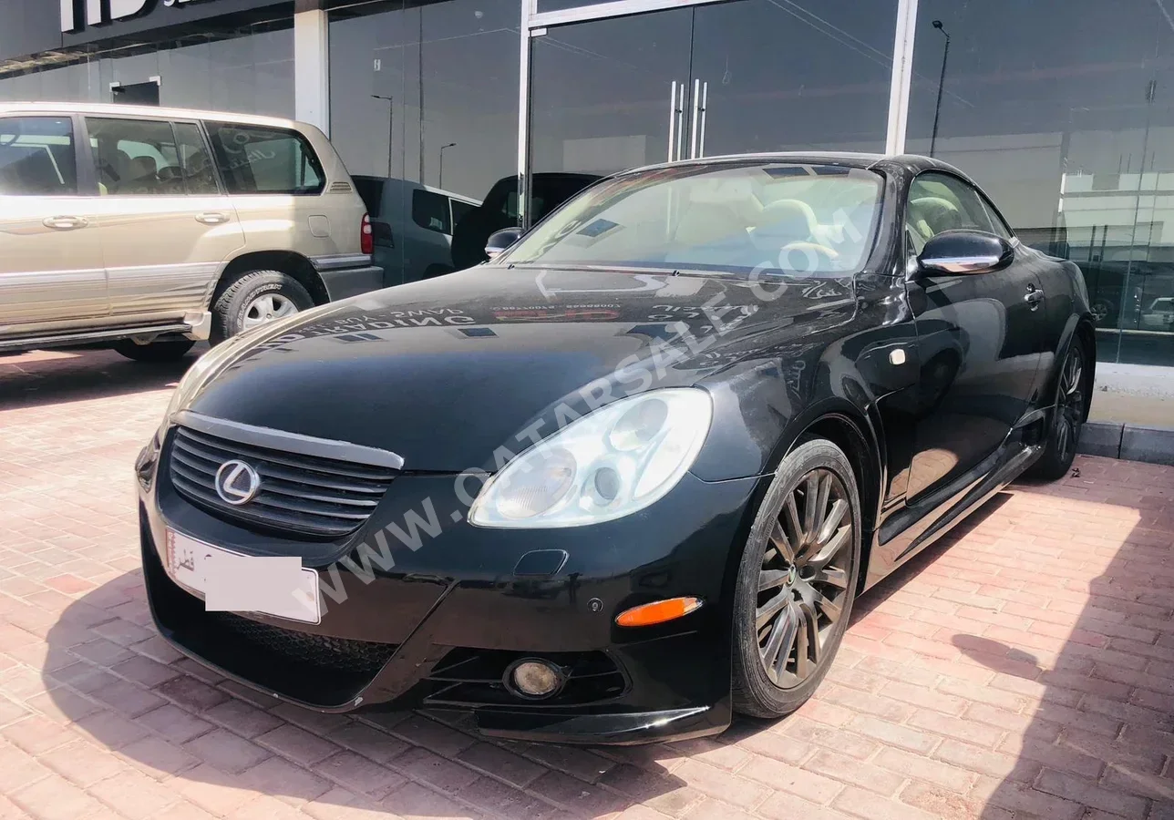 لكزس  اس سي  430  2003  اوتوماتيك  208,000 كم  6 سلندر  دفع خلفي  كوبيه \ سبورت  أسود