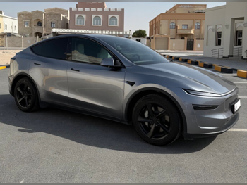 تسلا  واي  لونغ رينج  2025  اوتوماتيك  17,000 كم  0 سلندر  دفع كلي مستمر  سيدان  رمادي  تحت الضمان