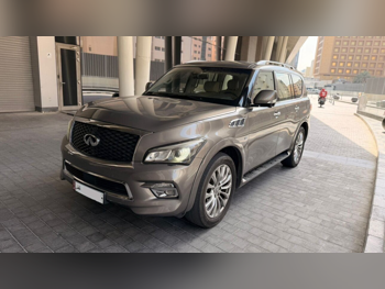 Infiniti  QX  80 Autograph  2017  Automatic  277,000 Km  8 Cylinder  Four Wheel Drive (4WD)  SUV  Dark Gray