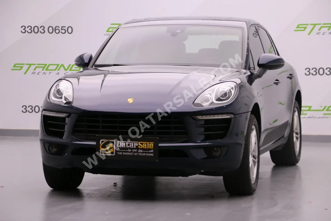 Porsche  Macan  2018  Automatic  120,000 Km  4 Cylinder  Four Wheel Drive (4WD)  SUV  Dark Blue