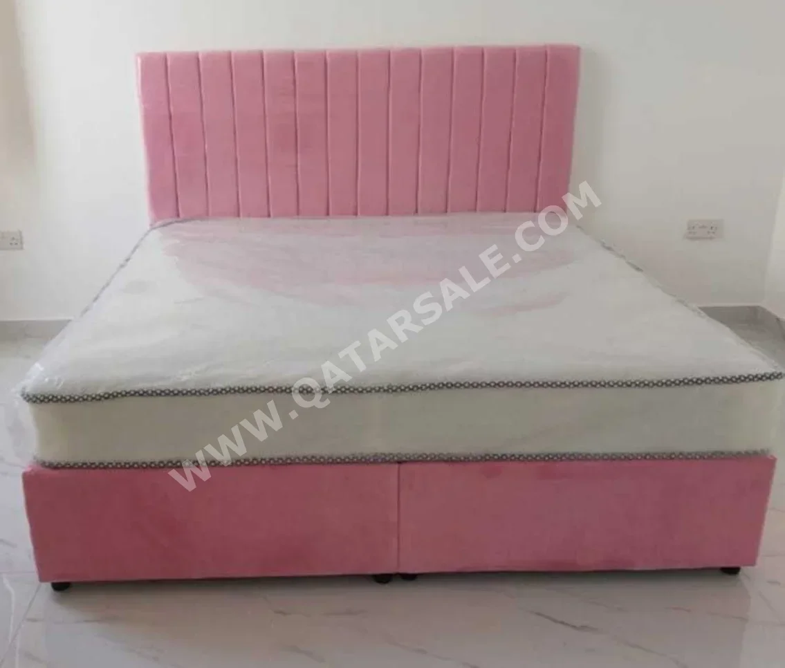 Beds - King  - Pink  - Mattress Included