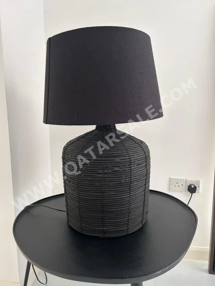 Lighting - Table & Floor Lamps  - Black  -Number of Bulbs: 1