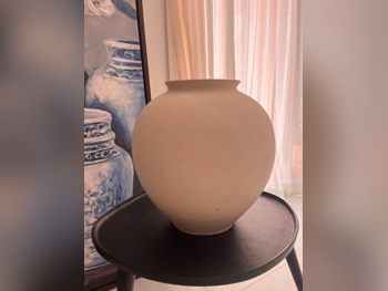 المزهريات والسلطانيات مزهرية طاولة  أبيض  Zara Home  قطر  1  سيراميك