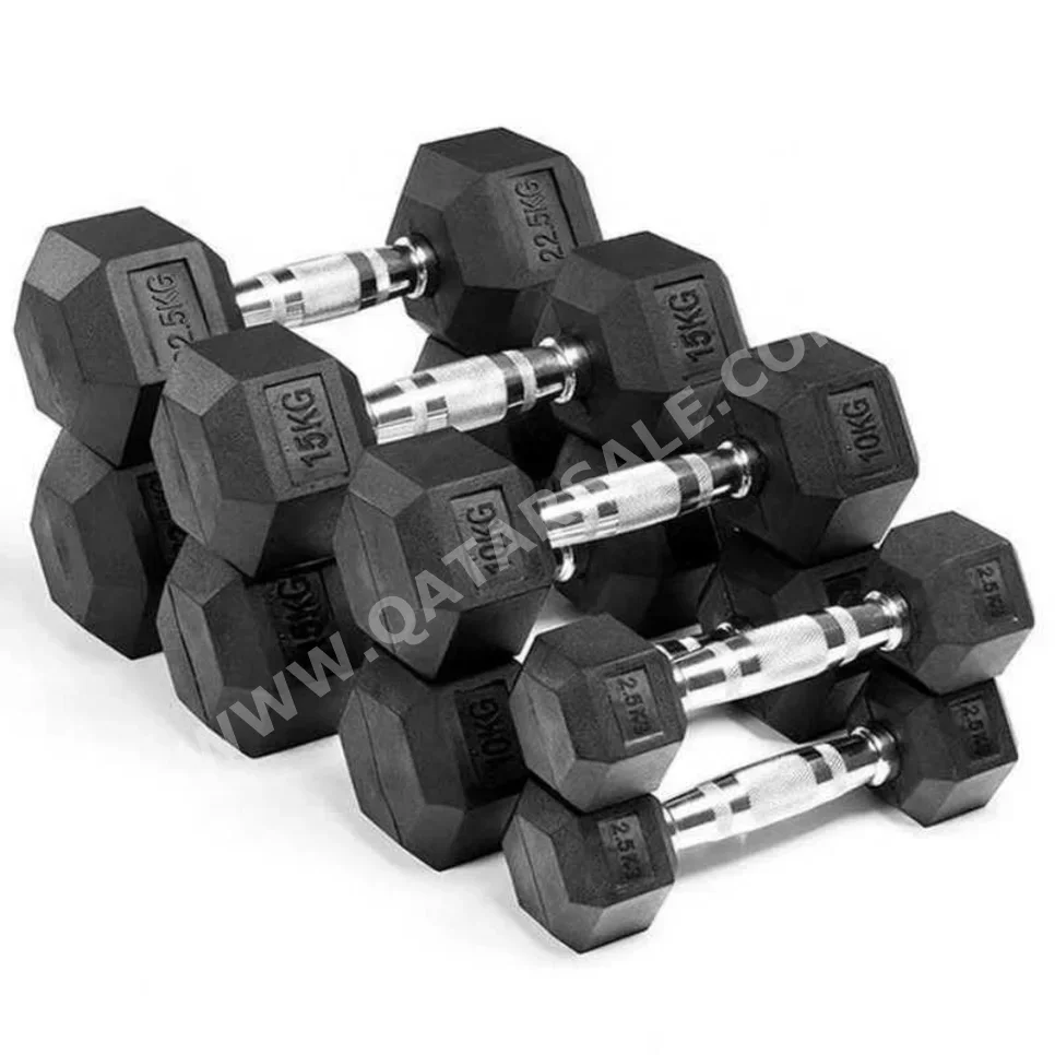 Weights - Fixed  Dumbbells  - Black