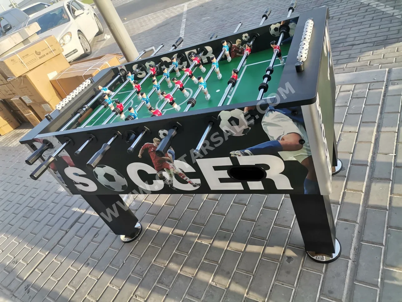Black  Foosball Table