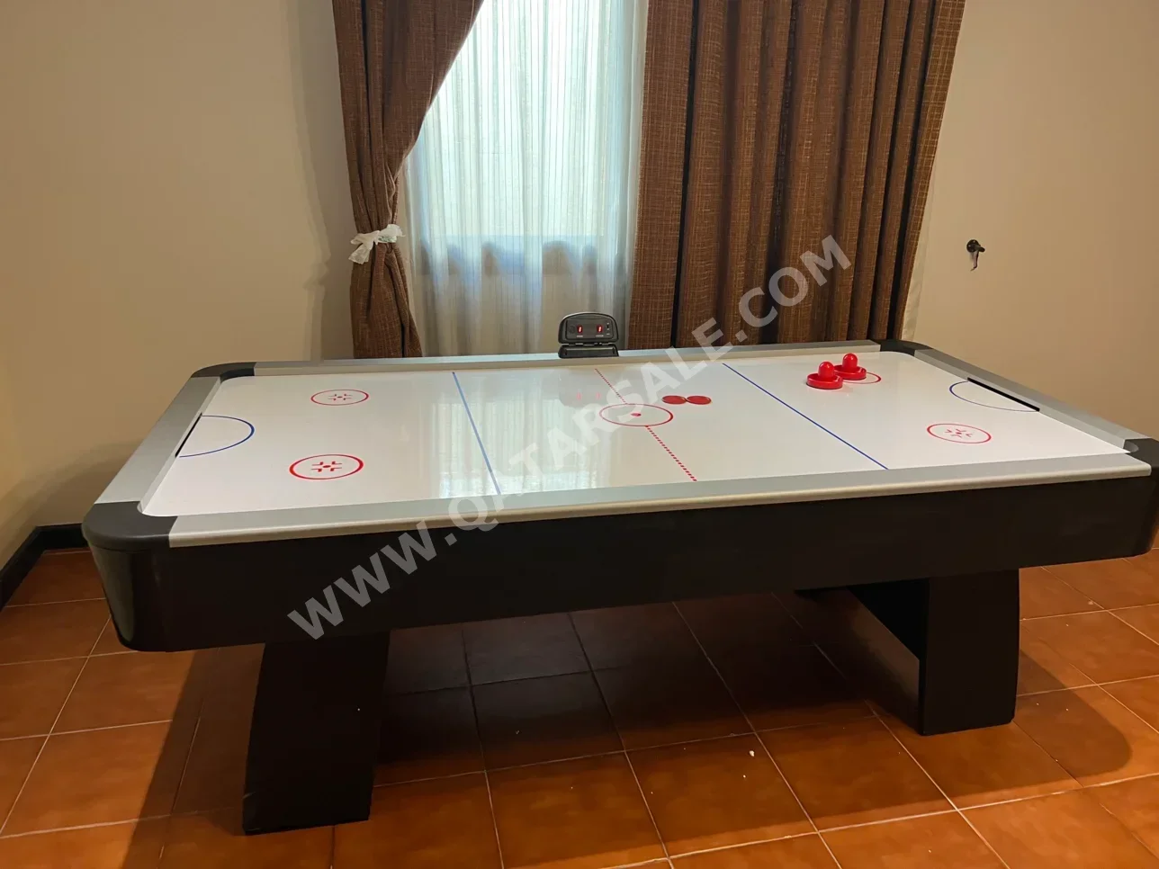 White & Black  Hockey Table