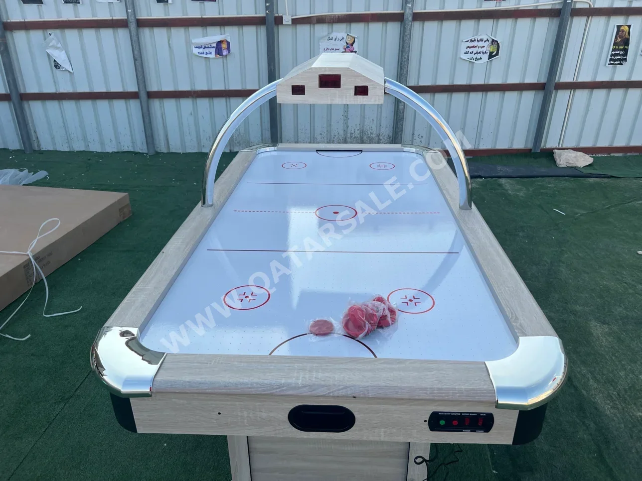 White  Hockey Table